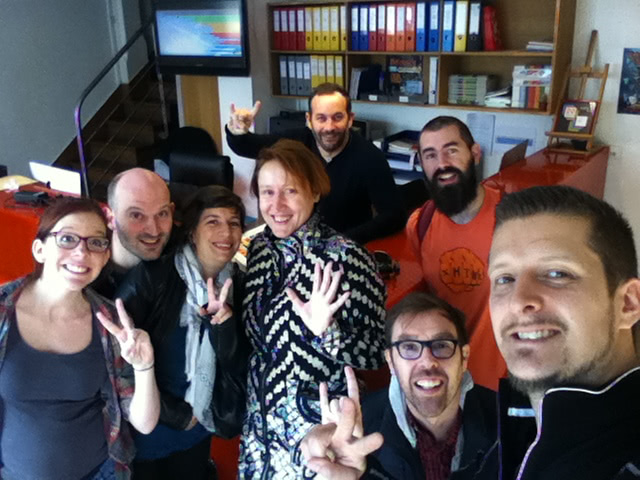 Selfie lors de la visite de l’ECV