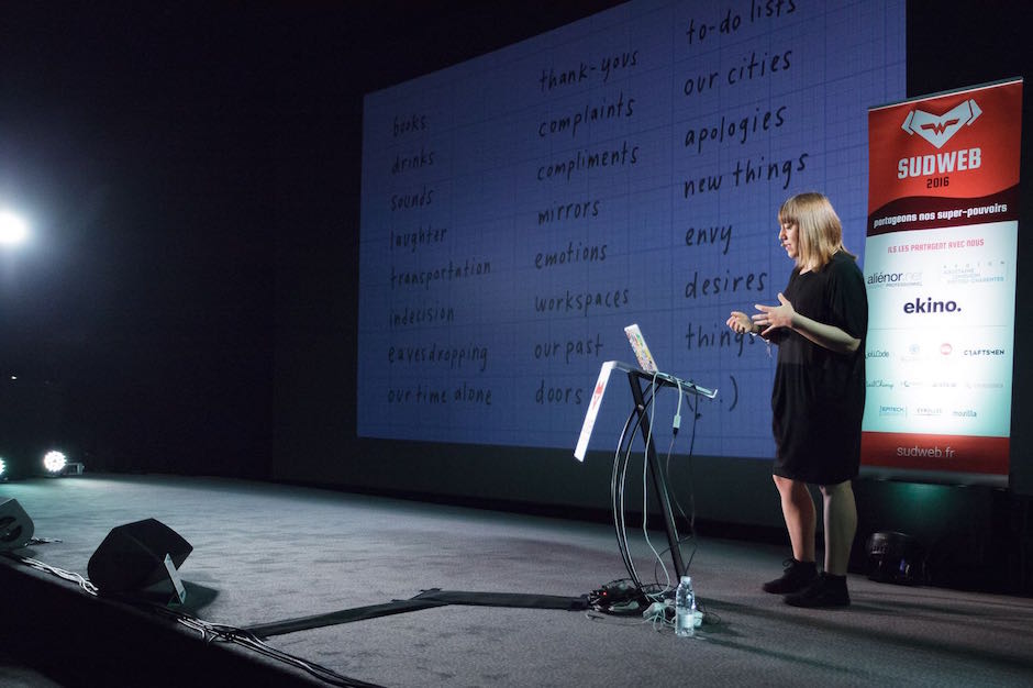 Stefanie Posavec à Sud Web 2016